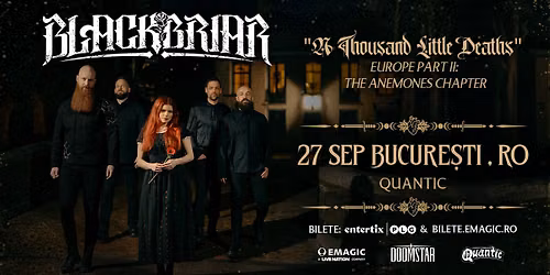 BLACKBRIAR \u25cf QUANTIC \u25cf 27 SEPTEMBRIE