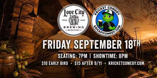 Love City Brewing Company presents Kricket Comedy