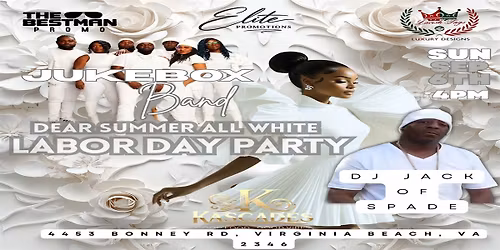 3 Day All White Labor Day Weekend Getaway