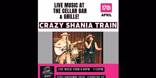 Crazy Shania Train heading back to the Cellar!