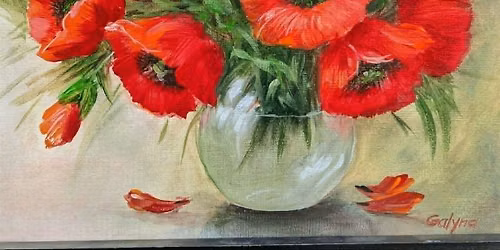 Poppies Painting Workshop with Galyna Ponomarenko