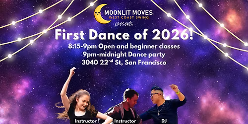 Moonlit Moves WCS! First Dance of 2026 \ud83c\udf8a ft. Lizzy Spann, Austin Kois, DJ Ray!