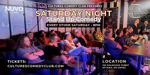 Saturday Night Stand-Up Comedy | Cultures Comedy Club Ottawa