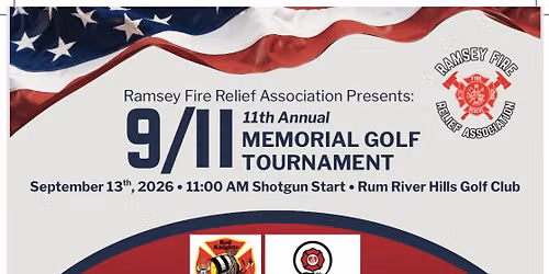 Ramsey Fire Relief 11th Annual 9\/11 Golf Tournament