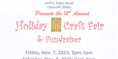 St. John's 12th Annual Craft Fair and Fundraiser