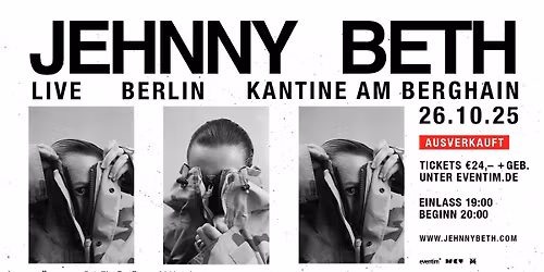 AUSVERKAUFT - Jehnny Beth | Berlin