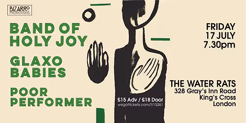 Band of Holy Joy + Glaxo Babies + Poor Performer, The Water Rats, London, 17\/07\/26 