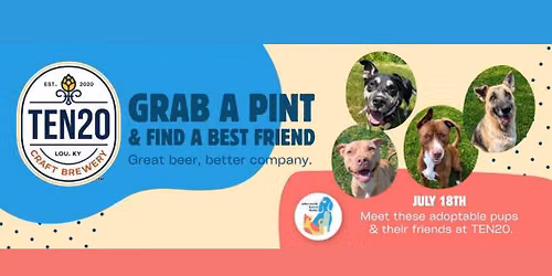Pints and Paws Adoption Event