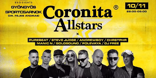 Coronita® ALLSTARS ☆ 2025/10/11 ☆ SZOMBAT » Gyöngyös I SPORTCSARNOK