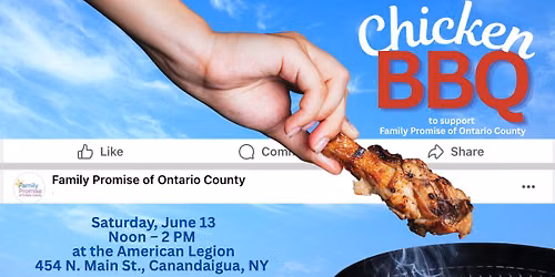 Chicken BBQ to Support Family Promise of Ontario County