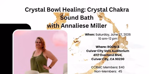 Fiesta of Gems Workshops - Crystal Bowl Healing Crystal Chakra Sound Bath