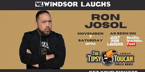 Ron Josol LIVE Comedy At Tipsy Toucan (Nov 7th)