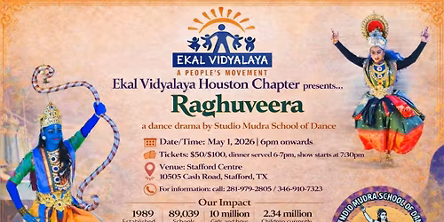 Ekal Vidyalaya Foundation - Annual Gala 2026 - RAGHUVEERA