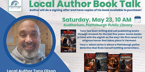 Local Author Book Talking