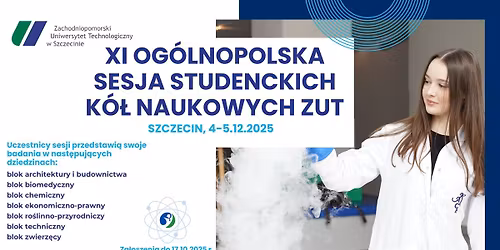 XI Og\u00f3lnopolska Sesja Studenckich K\u00f3\u0142 Naukowych ZUT