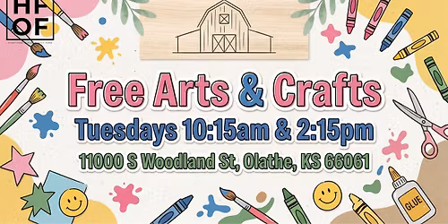 \ud83c\udfa8 Free Arts & Crafts Day on the Farm