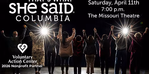 That's What She Said Columbia 2026