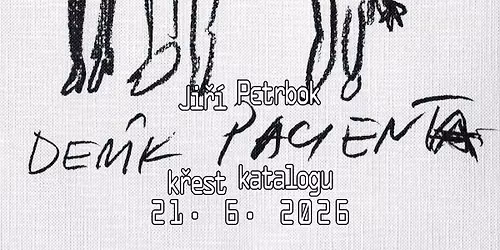 K\u0159est katalogu k v\u00fdstav\u011b Ji\u0159\u00ed Petrbok: Den\u00edk pacienta
