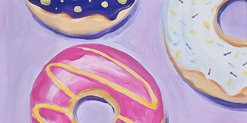  SIP AND CREATE: DONUT PAINTING EVENT