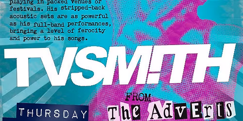 TV SMITH FROM THE ADVERTS