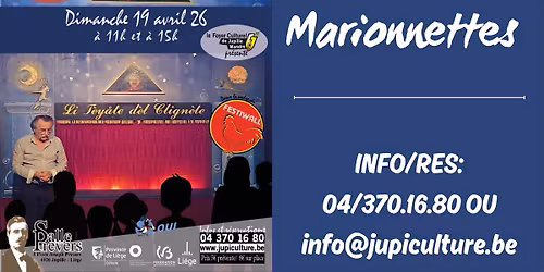 Les 40 ans du T\u00eayate d\u00e8l Clign\u00e8te \/\/ Th\u00e9\u00e2tre de Marionnettes