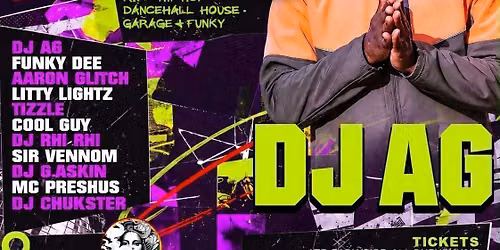 LIVERPOOL GET READY -SPLENDID & R U GONNA BANG PROMOTIONS BRINGS U DJ AG ALONGSIDE FUNKY DEE \u2014 AARON GLITCH & LITTY LIGHTZ@ LOST IN SEEL STREET