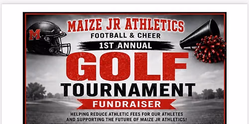 Maize junior Athletics football and cheer golf tournament 