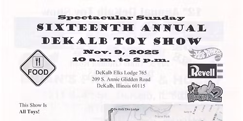 16TH ANNUAL DEKALB TOY SHOW