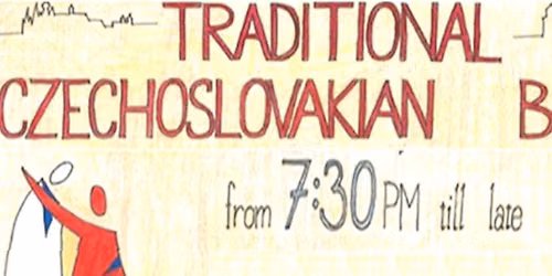 Traditional Czechoslovakian ball