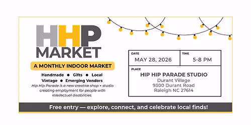 HHP Market - Indoor Vendor Market - May 28
