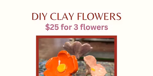 Clay Day! DIY Clay Flowers 