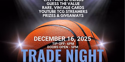 Trading Card Night with The SLC Stars