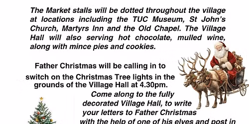 Tolpuddle Christmas Market and Village Light Up