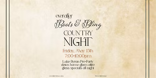 Boots & Bling: Country Night at Ever After