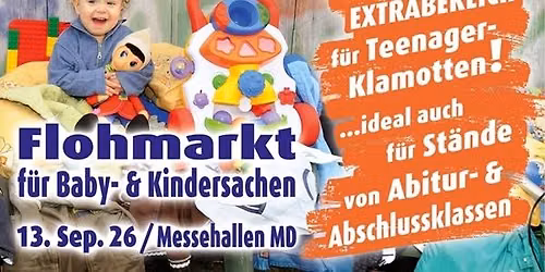 Flohmarkt f\u00fcr Baby-, Kinder und Teenysachen