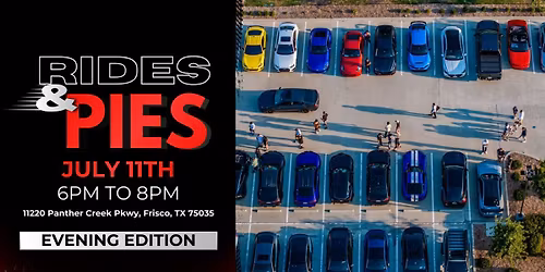 Rides & Pies - July 2026