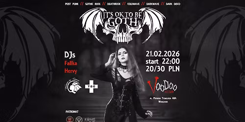It's OK to be GOTH - vol. 22 \/\/ VooDoo Club \/\/ DJs: Fallka, Hervy