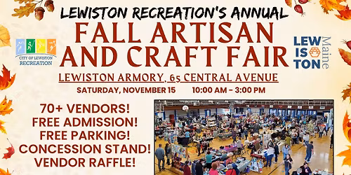 Lewiston's Fall Artisan and Craft Fair