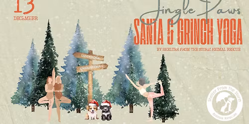 Jingle Paws Holiday Celebration - Santa & Grinch Puppy Yoga!