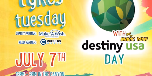 Tykes Tuesday- Destiny USA