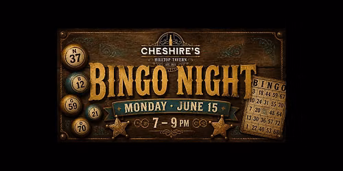 June 15 \u00b7 Bingo Night 7-9 PM