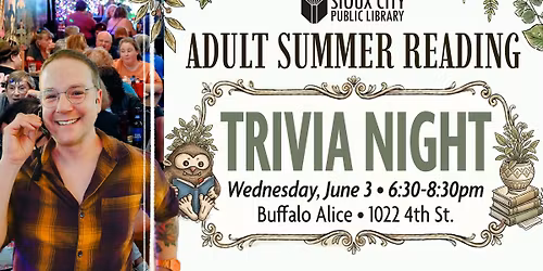 Summer Reading Trivia Night at Buffalo Alice