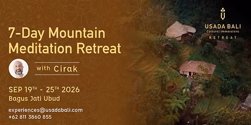 7-Day Mountain Meditation Retreat \u2013 with Cirak