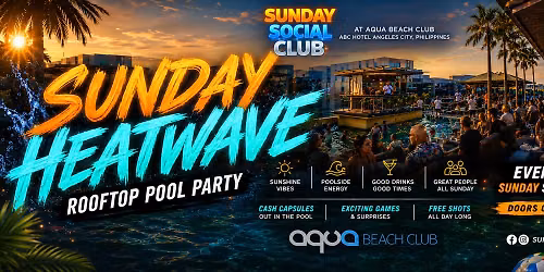 Sunday Heatwave at Aqua Beach Club 