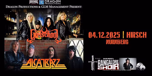 GIRLSCHOOL + ALCATRAZZ | N\u00fcrnberg | Der Hirsch