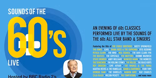 Sounds Of The 60s Live - Hosted By Tony Blackburn OBE at Aylesbury Waterside Theatre
