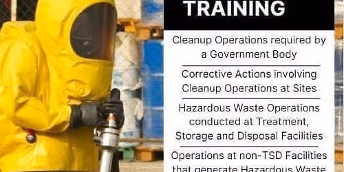8 Hour Annual Hazwoper Refresher - Operations Level (Hazmat) - Open Enrollment 
