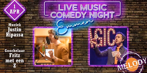 Live Music Comedy Night - 1 apr 2026