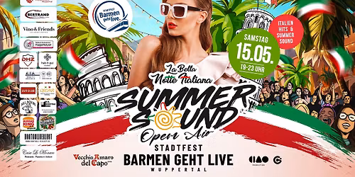 La Bella Notte Italiana \u2022 Summer Sound Open Air 2026 \ud83c\udf1e Stadtfest BARMEN GEHT LIVE