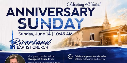 Anniversary Sunday